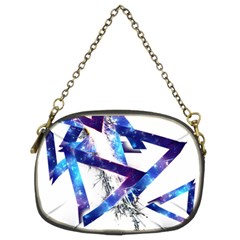 Metal Triangle Chain Purse (two Sides)