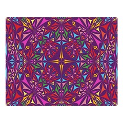 Kaleidoscope Triangle Pattern Double Sided Flano Blanket (large)  by Mariart
