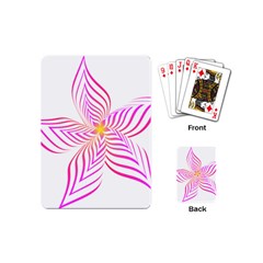 Petal Flower Playing Cards (mini) by Mariart