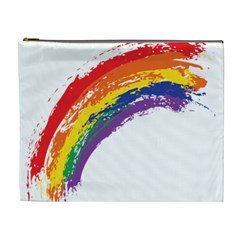 Watercolor Painting Rainbow Cosmetic Bag (xl)