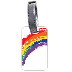 Watercolor Painting Rainbow Luggage Tags (two Sides)