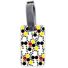 Pattern Circle Texture Luggage Tags (two Sides) by Alisyart