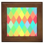 Low Poly Triangles Framed Tiles