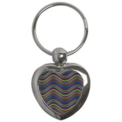 Ornamental Line Abstract Key Chains (heart)  by Alisyart