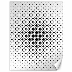 Square Center Pattern Background Canvas 36  X 48 