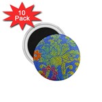 Paint Concrete Old Rough Textured 1.75  Magnets (10 pack) 
