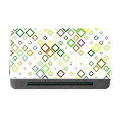 Square Colorful Geometric Style Memory Card Reader With Cf by Alisyart