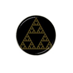 Sierpinski Triangle Chaos Fractal Hat Clip Ball Marker (10 Pack)
