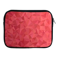 Triangle Background Abstract Apple Ipad 2/3/4 Zipper Cases