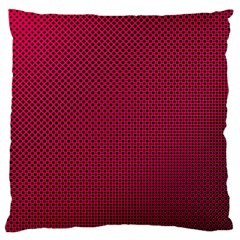 Red Black Pattern Background Large Cushion Case (two Sides) by Mariart