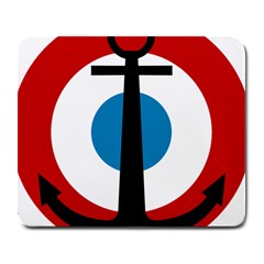 Roundel Of French Naval Aviation Large Mousepads by abbeyz71