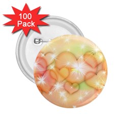 Valentine Heart Love Pink 2 25  Buttons (100 Pack) 