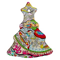 Supersonic Pyramid Protector Angels Ornament (christmas Tree)  by chellerayartisans