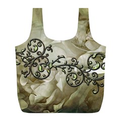 A Touch Of Vintage Full Print Recycle Bag (l) by FantasyWorld7