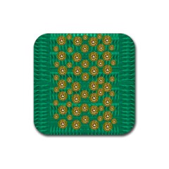 Elf Juice Rubber Coaster (square)  by pepitasart