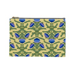 Pattern Thistle Structure Texture Cosmetic Bag (large) by Pakrebo