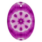 Pattern Abstract Background Art Purple Ornament (Oval)