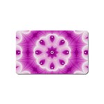 Pattern Abstract Background Art Purple Magnet (Name Card)