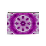 Pattern Abstract Background Art Purple Cosmetic Bag (Medium)
