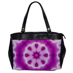 Pattern Abstract Background Art Purple Oversize Office Handbag