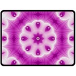 Pattern Abstract Background Art Purple Fleece Blanket (Large) 
