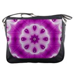 Pattern Abstract Background Art Purple Messenger Bag