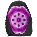 Pattern Abstract Background Art Purple Backpack Bag