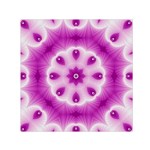 Pattern Abstract Background Art Purple Small Satin Scarf (Square)
