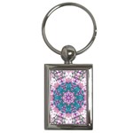 Mandala Pattern Abstract Key Chains (Rectangle)  Front