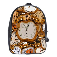 Time Clock Watches School Bag (xl)