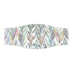 Zigzag Backdrop Pattern Grey Stretchable Headband by Alisyart