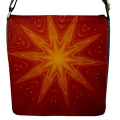 Fractal Wallpaper Colorful Abstract Flap Closure Messenger Bag (s) by Mariart
