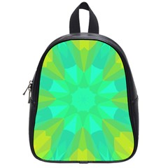 Kaleidoscope Background School Bag (small) by Mariart