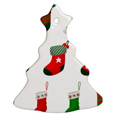 Christmas Stocking Candle Christmas Tree Ornament (two Sides)