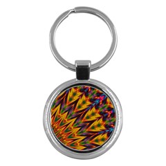 Background Abstract Texture Chevron Key Chains (round) 