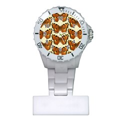 Butterflies Insects Plastic Nurses Watch by Mariart