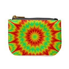 Kaleidoscope Background Mandala Red Green Mini Coin Purse by Mariart