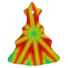 Kaleidoscope Background Star Ornament (christmas Tree)  by Mariart
