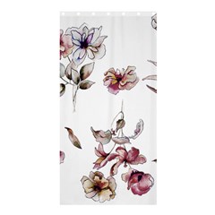 Purple Flowers Bring Cold Showers Shower Curtain 36  X 72  (stall)  by WensdaiAmbrose