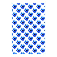 Sunflower Digital Paper Blue Shower Curtain 48  X 72  (small) 