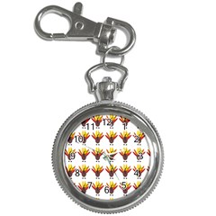 Turkey Thanksgiving Background Key Chain Watches