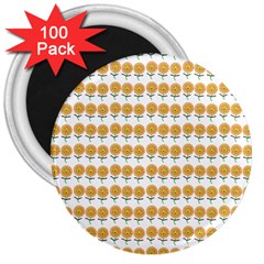 Sunflower Wrap 3  Magnets (100 Pack)