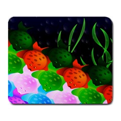 Pattern Fishes Escher Large Mousepads