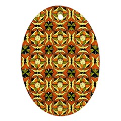 Ml-7-9 Grammer 3 Oval Ornament (two Sides) by ArtworkByPatrick