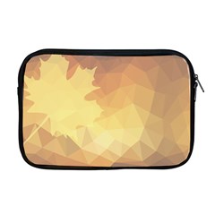 Autumn Leaf Maple Polygonal Apple Macbook Pro 17  Zipper Case