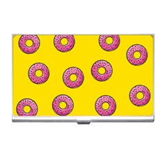 Background Donuts Sweet Food Business Card Holder