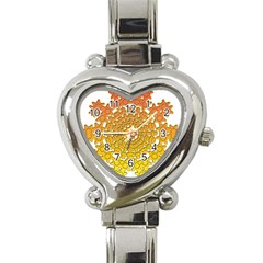Background Image Ornament Heart Italian Charm Watch by Pakrebo