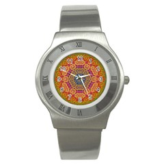 Background Image Decorative Stainless Steel Watch by Pakrebo