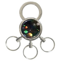 Galactic 3-ring Key Chains by WensdaiAmbrose
