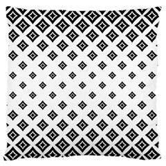 Black And White Tribal Standard Flano Cushion Case (two Sides) by retrotoomoderndesigns